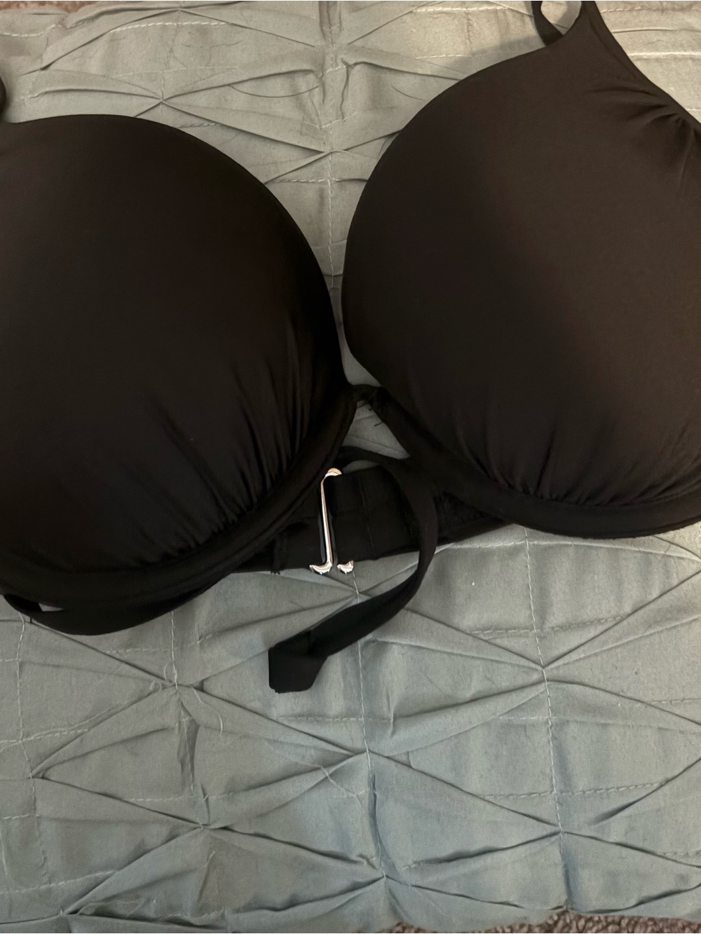 H&M Black Padded Halter Bikini Top